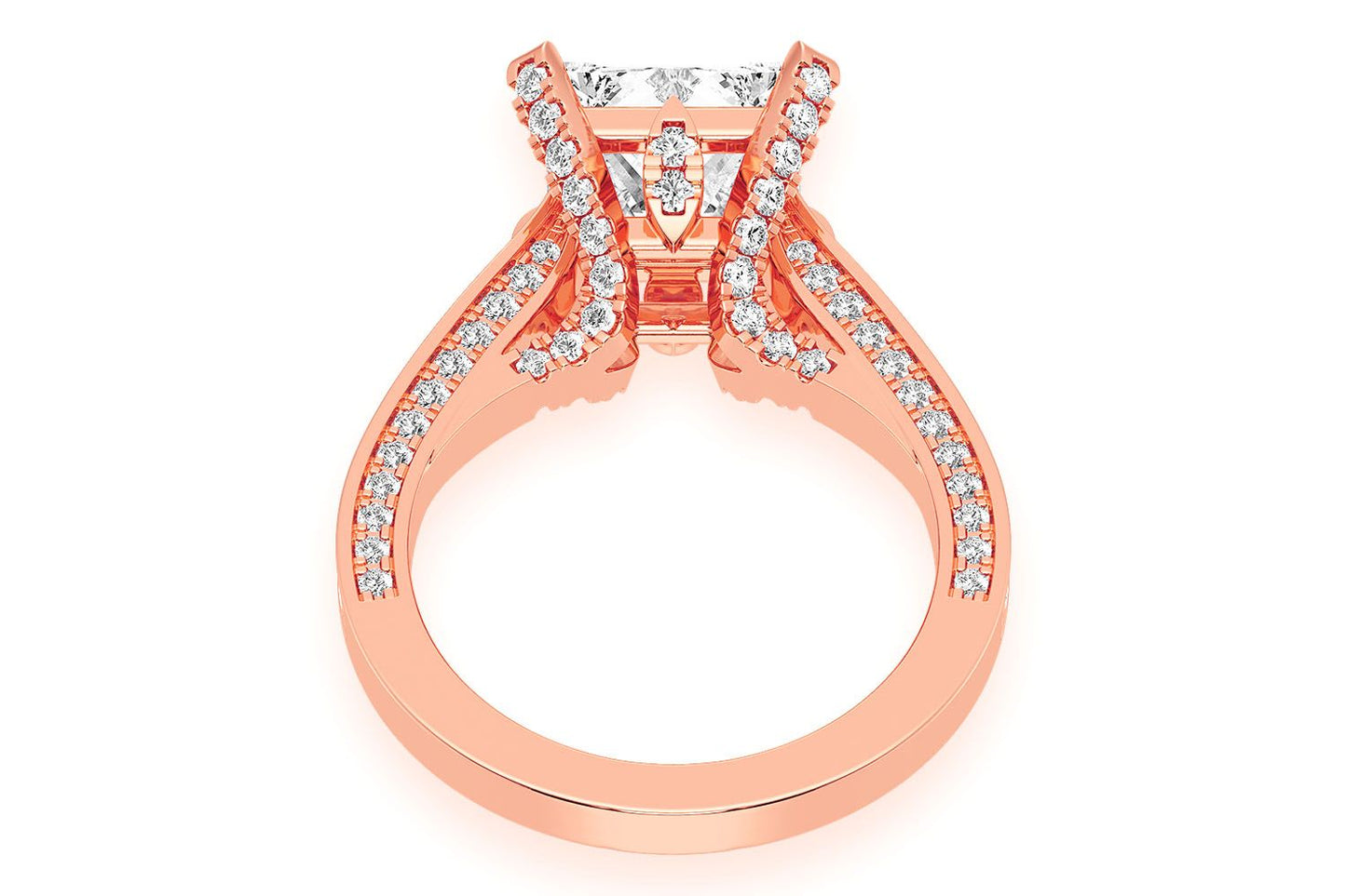 CHANT - 3.00CT PRINCESS CUT - DIAMOND ENGAGEMENT RING