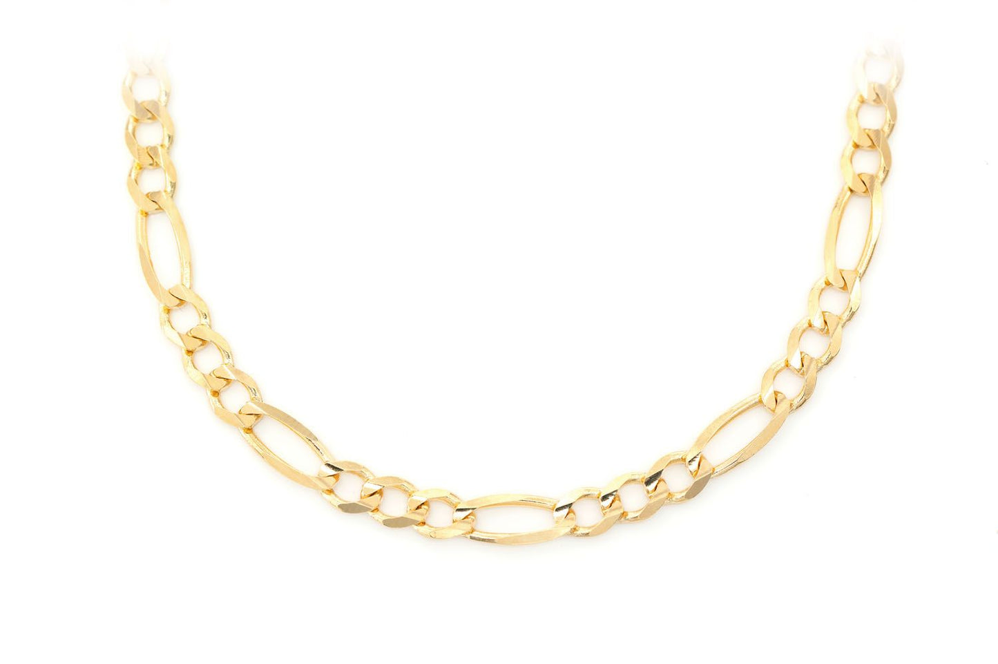 4.5MM SOLID FIGARO - 14K SOLID GOLD BRACELET