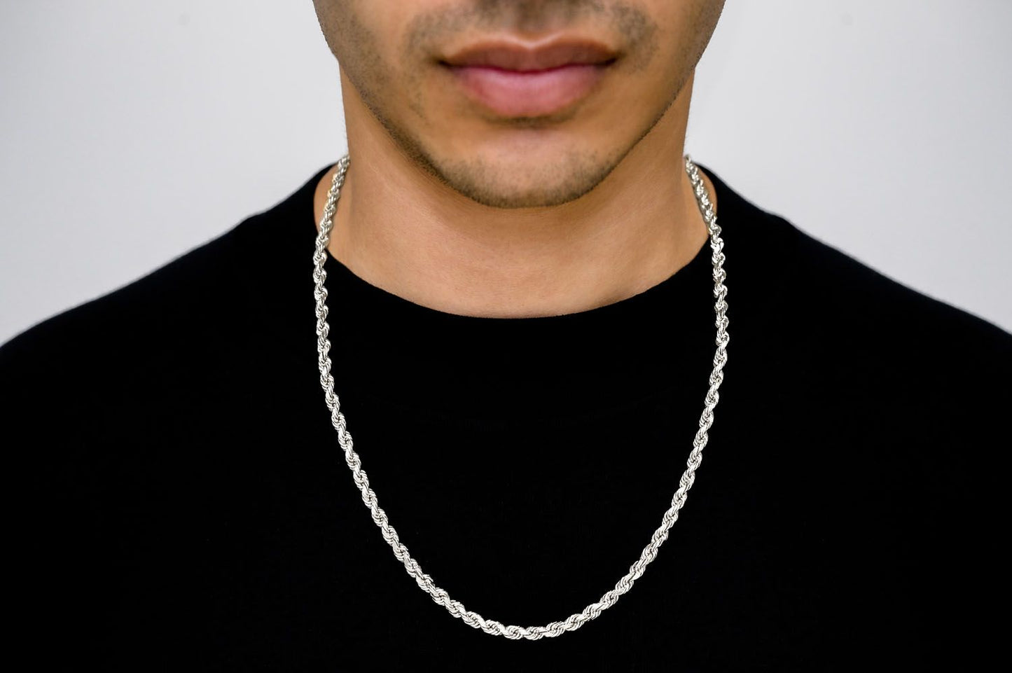 5.5MM ROPE 14K SOLID GOLD CHAIN