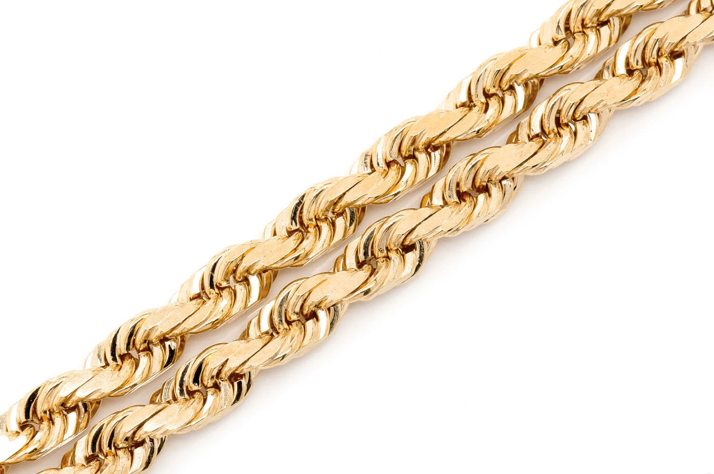 5MM ROPE - 14K SOLID GOLD BRACELET