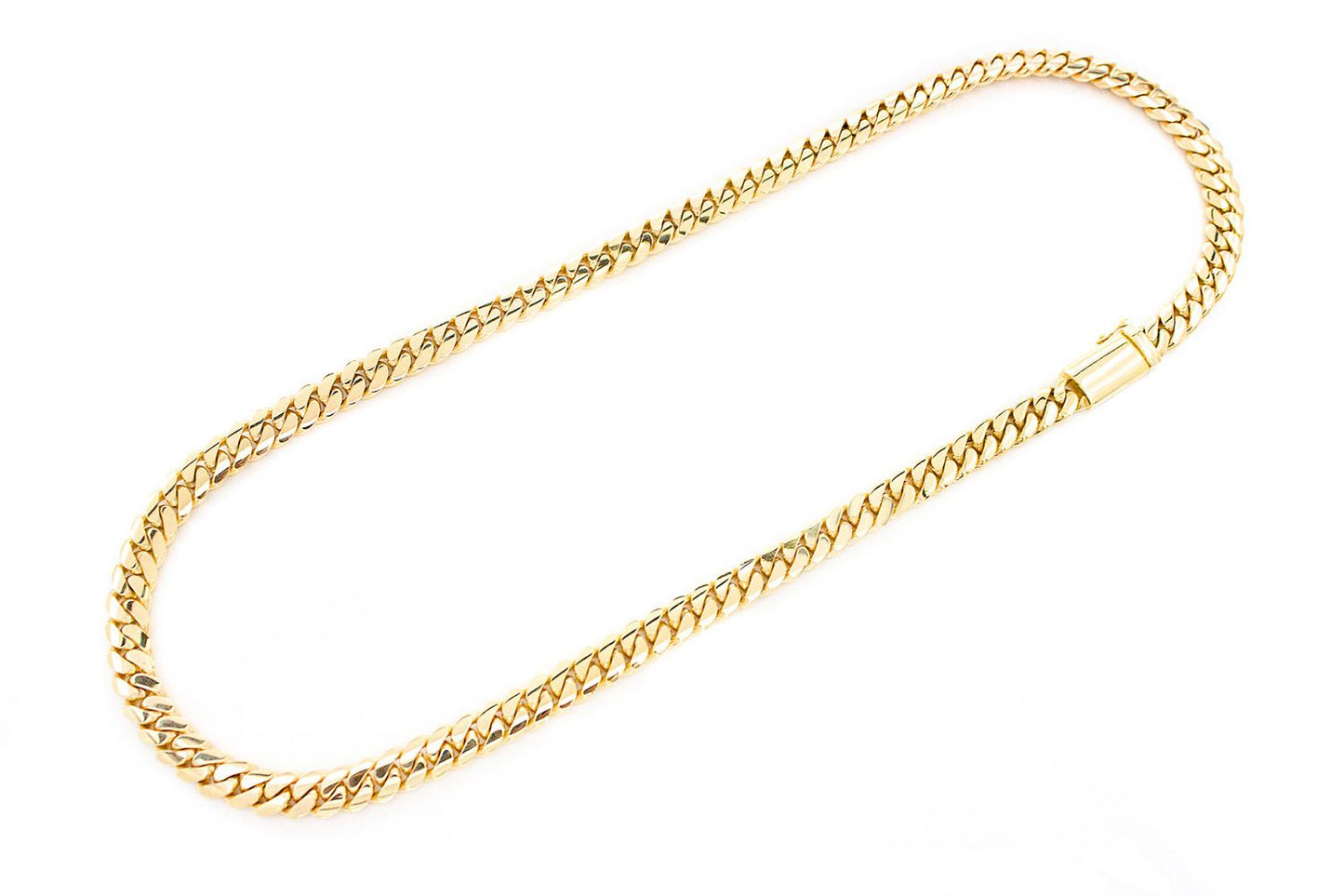 8MM MIAMI CUBAN 14K SOLID GOLD CHAIN
