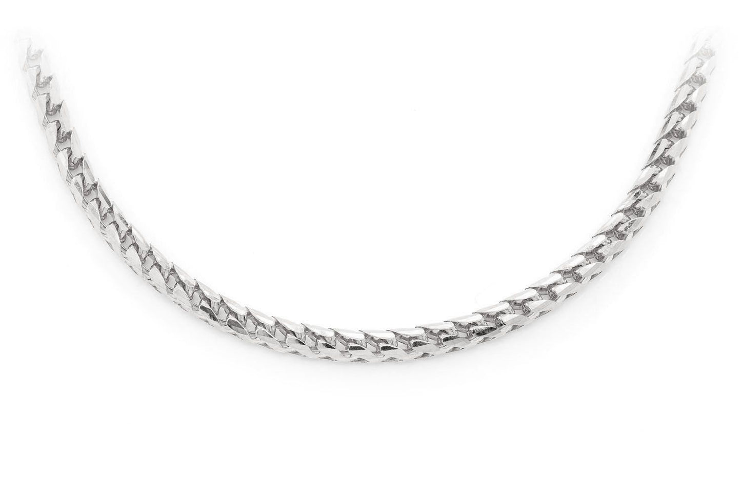 3.5MM FRANCO 14K SOLID GOLD CHAIN