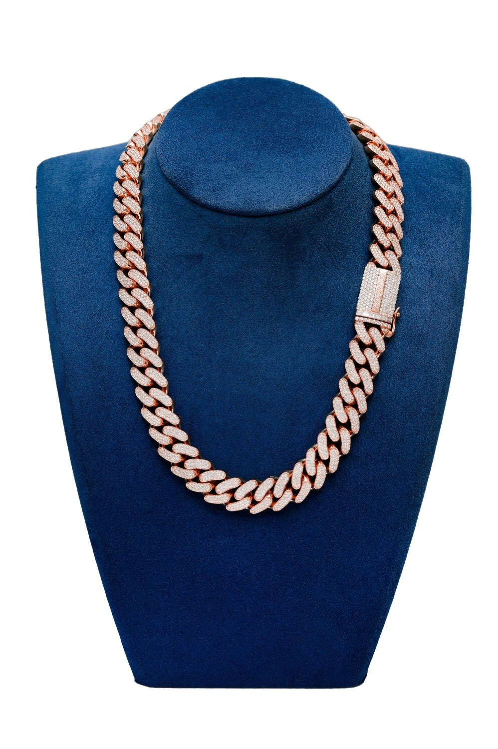 16MM MIAMI CUBAN LINK NECKLACE 14K 26.10CTW
