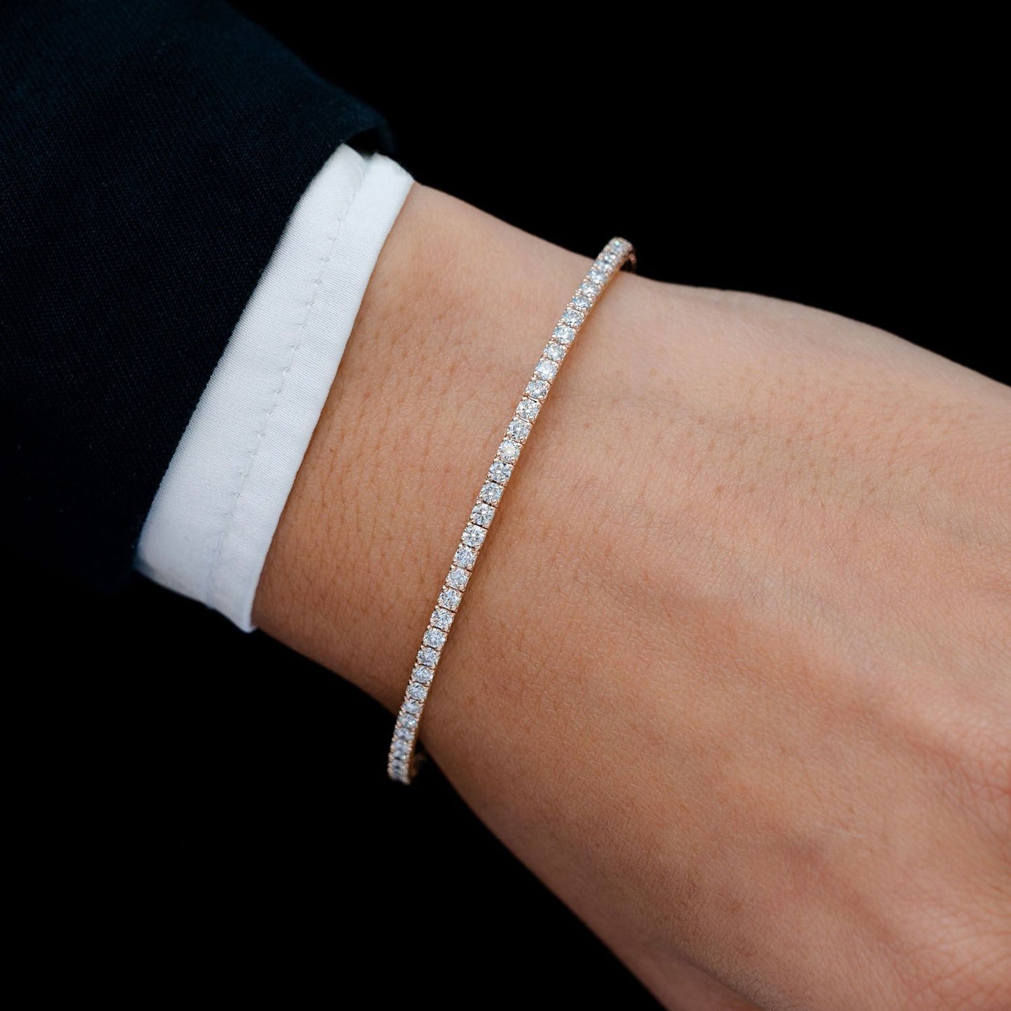 FLEX BANGLE BRACELET 14K 1.50CTW