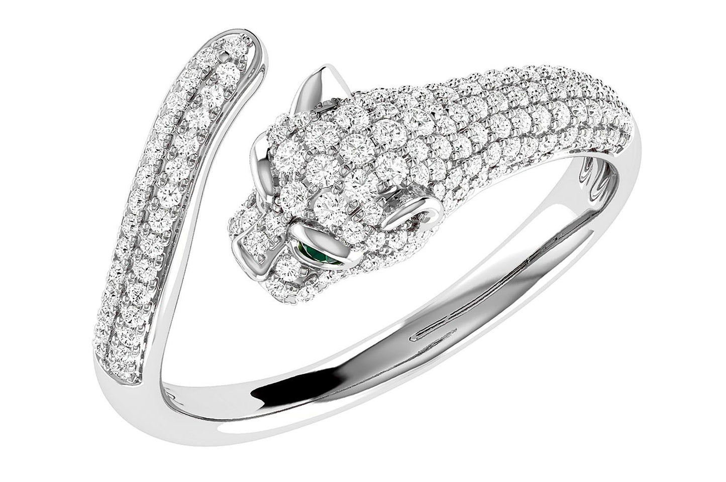 PANTHER WRAP DIAMOND RING 0.40CTW 14K SOLID GOLD