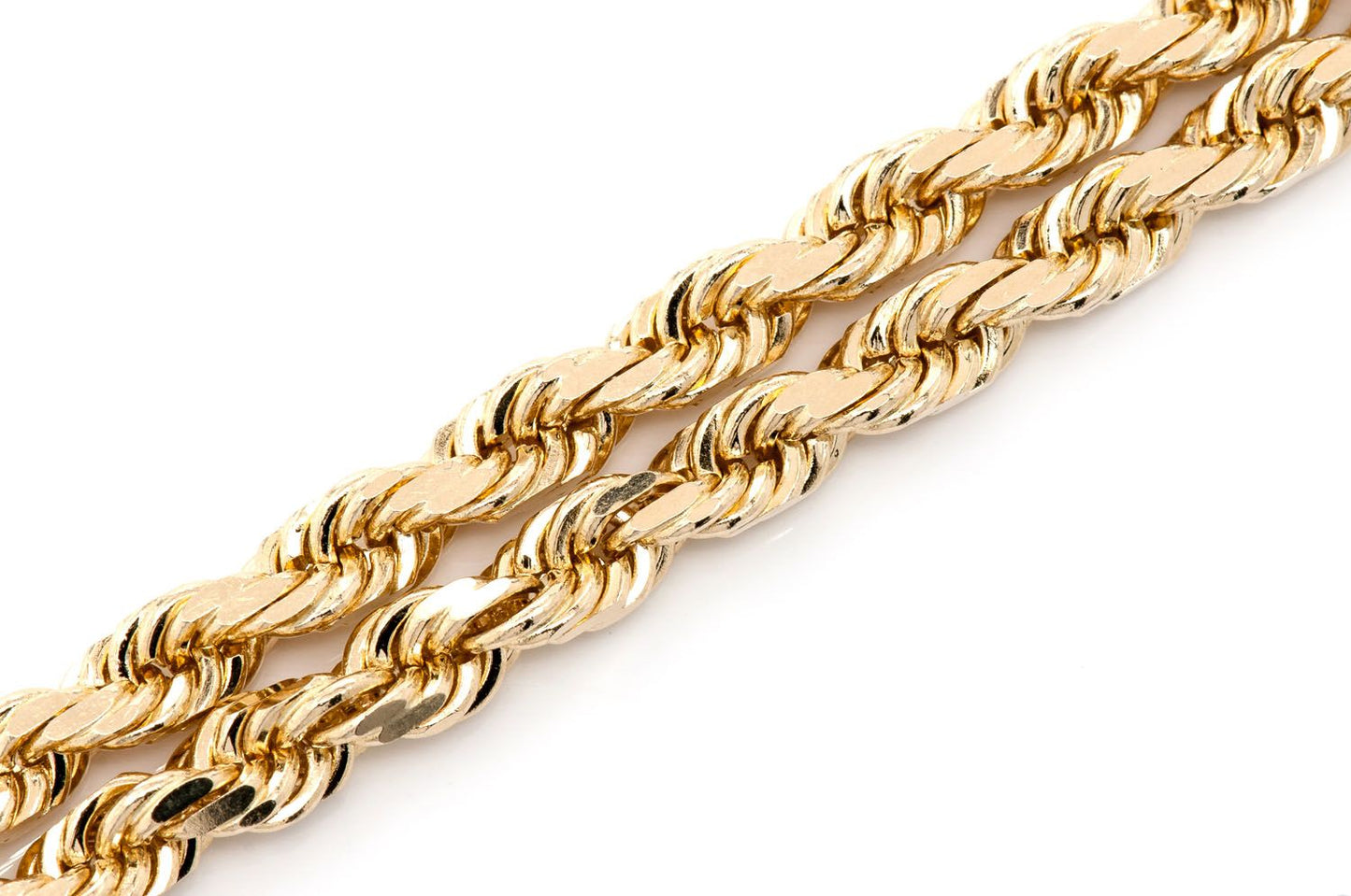4.5MM ROPE - 14K SOLID GOLD BRACELET