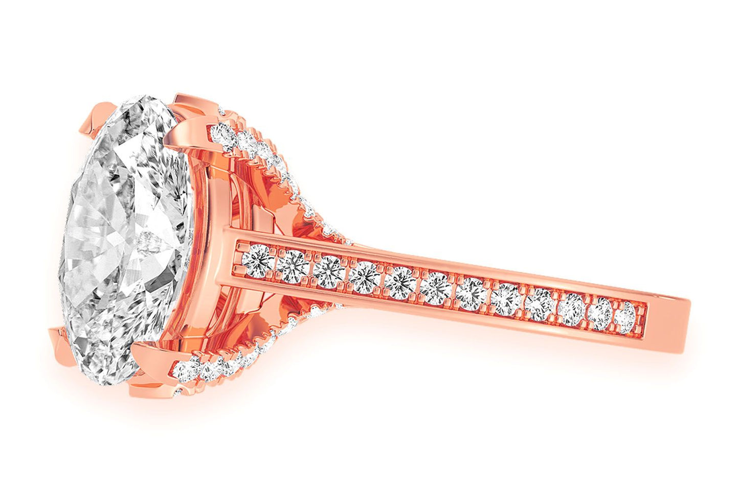 CHANT - 3.00CT OVAL - DIAMOND ENGAGEMENT RING