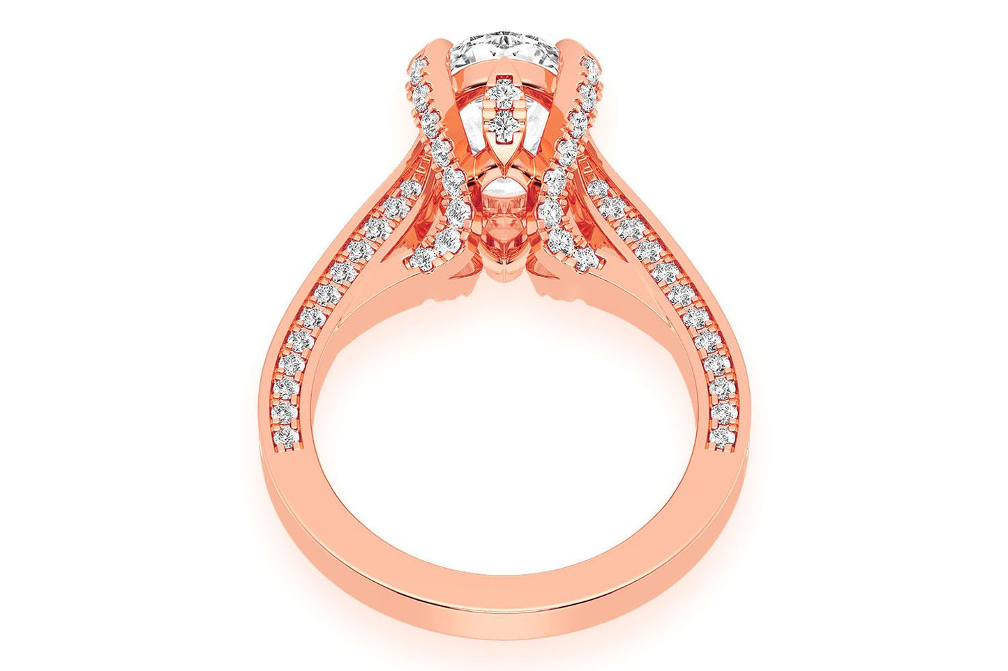 CHANT - 3.00CT OVAL - DIAMOND ENGAGEMENT RING