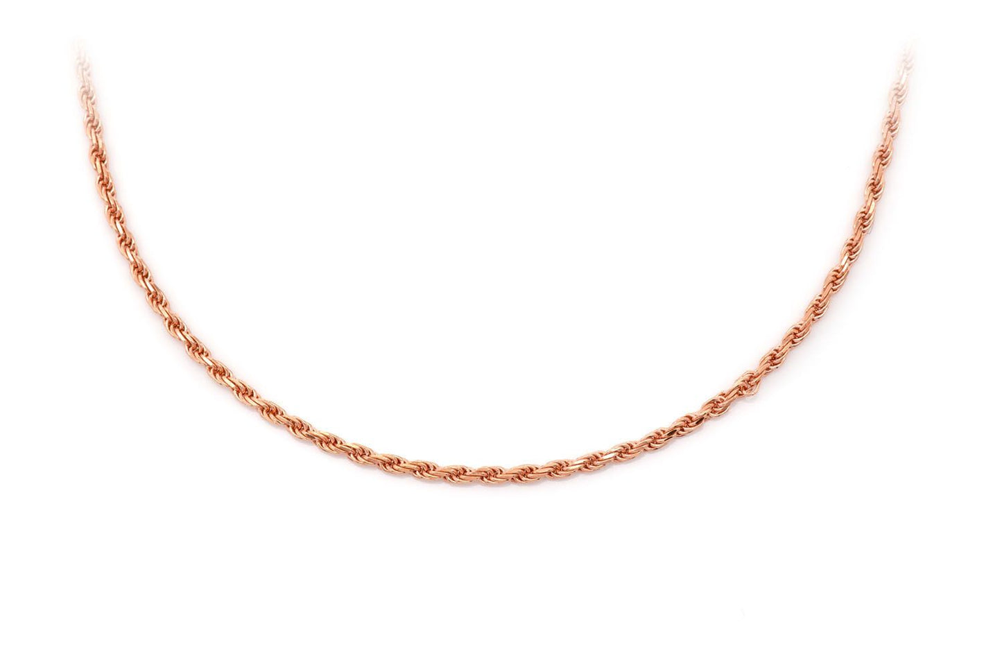 LANȚ DIN AUR MASIV DE 14K, CU Frânghie DE 1,5 MM