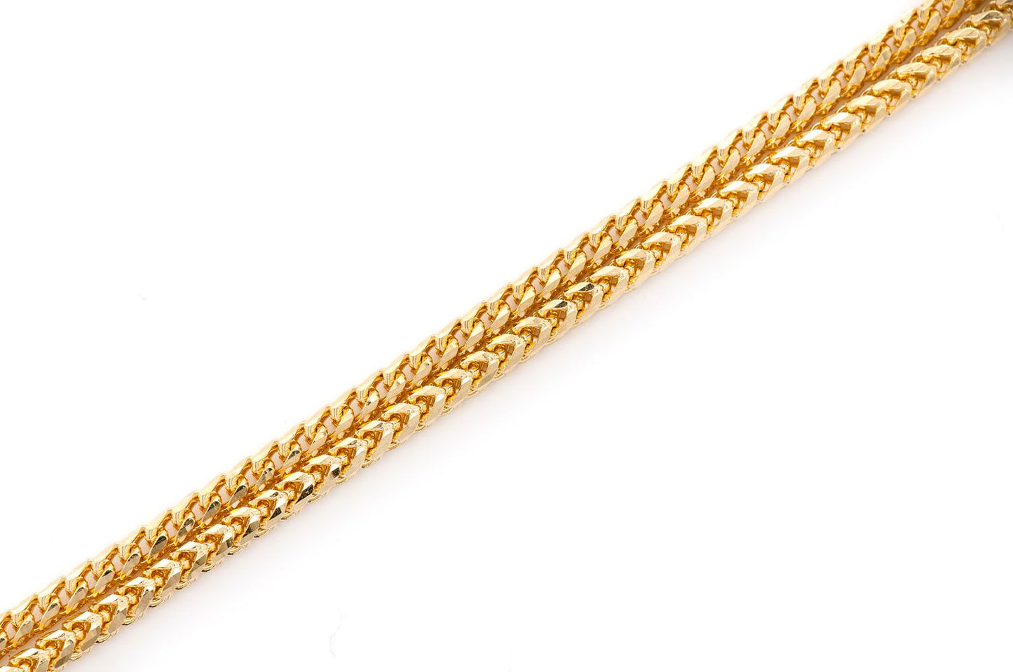 LANȚ FRANCO AUR MASIV DE 14K, 3 MM