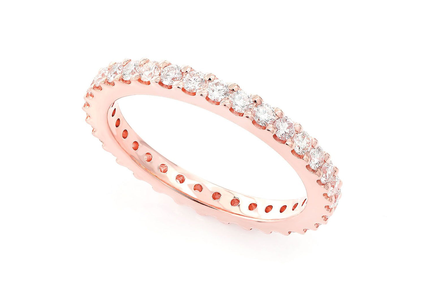 ETERNITY DIAMOND BAND 14K GOLD 0.SOLID 85CTW