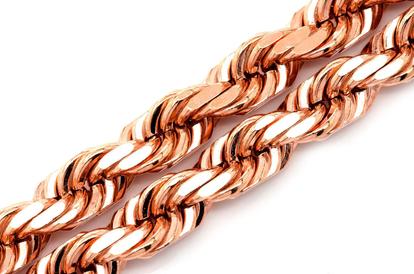 8MM ROPE - 14K SOLID GOLD BRACELET