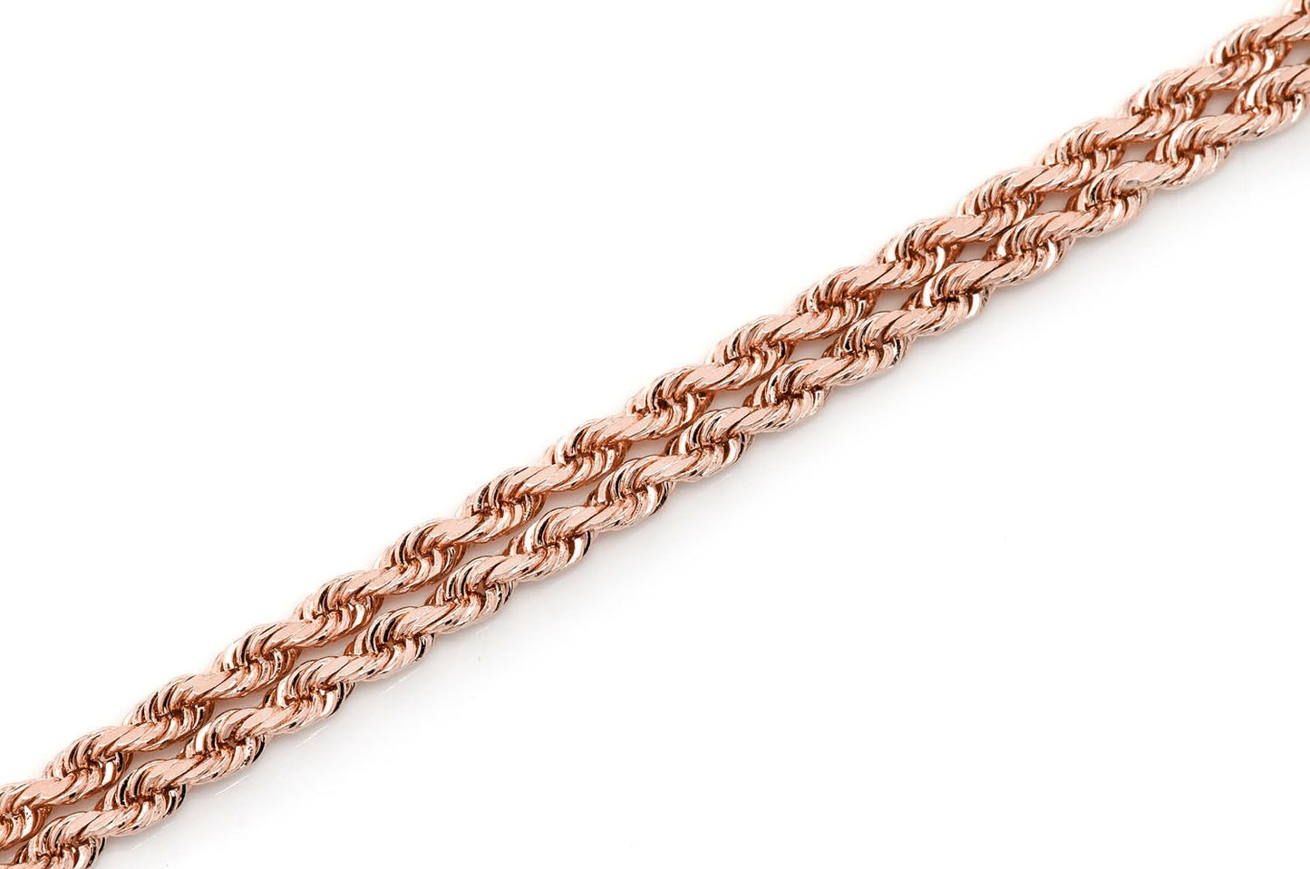 2MM ROPE BRACELET 14K SOLID GOLD