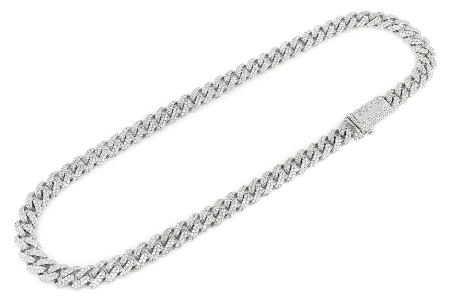 12MM MIAMI CUBAN NECKLACE 14K 24.25CTW