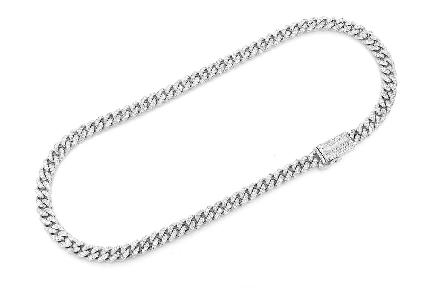 8MM MIAMI CUBAN LINK NECKLACE 14K SOLID GOLD 9.00CTW