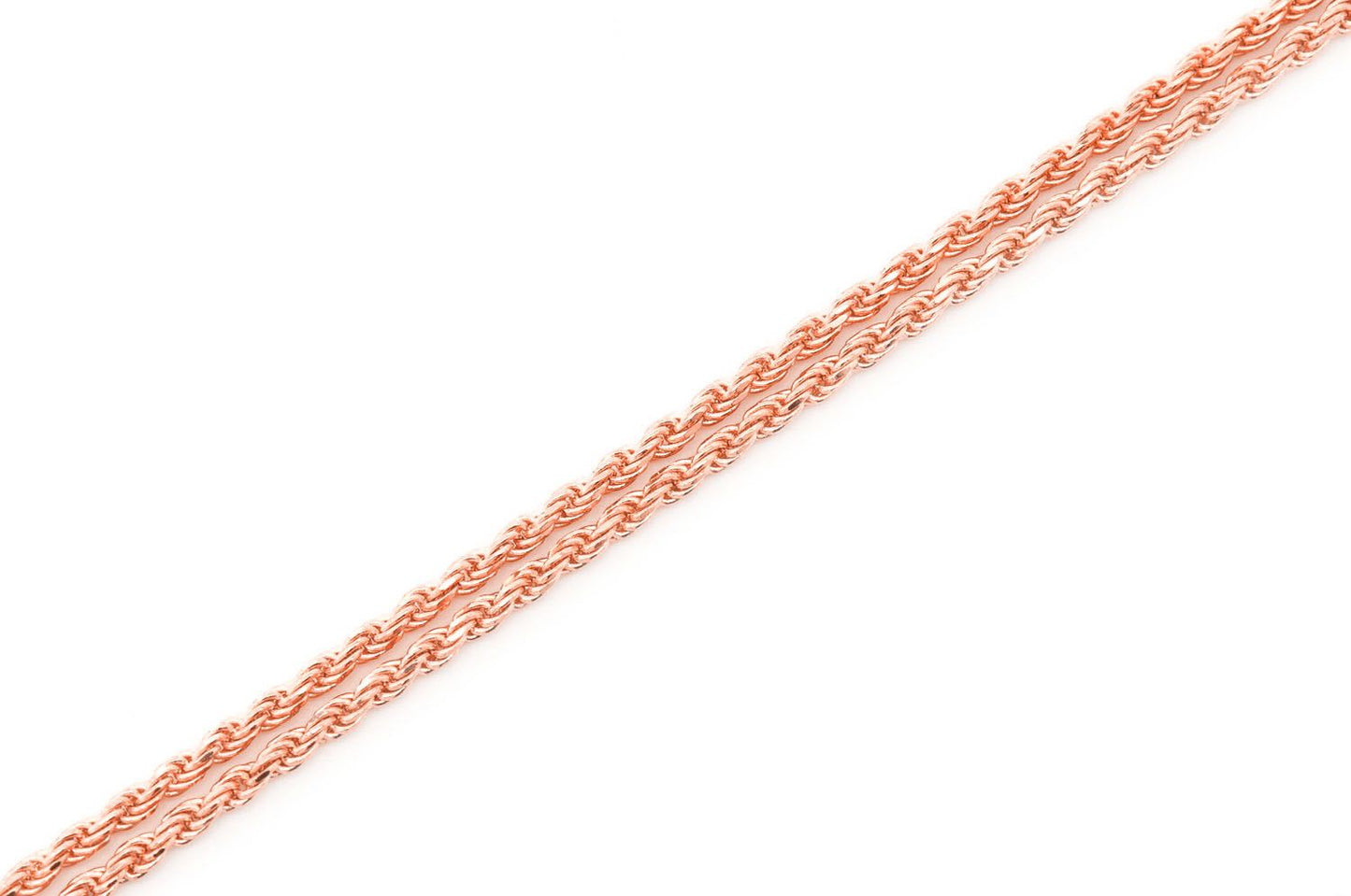 1MM ROPE 14K SOLID GOLD CHAIN