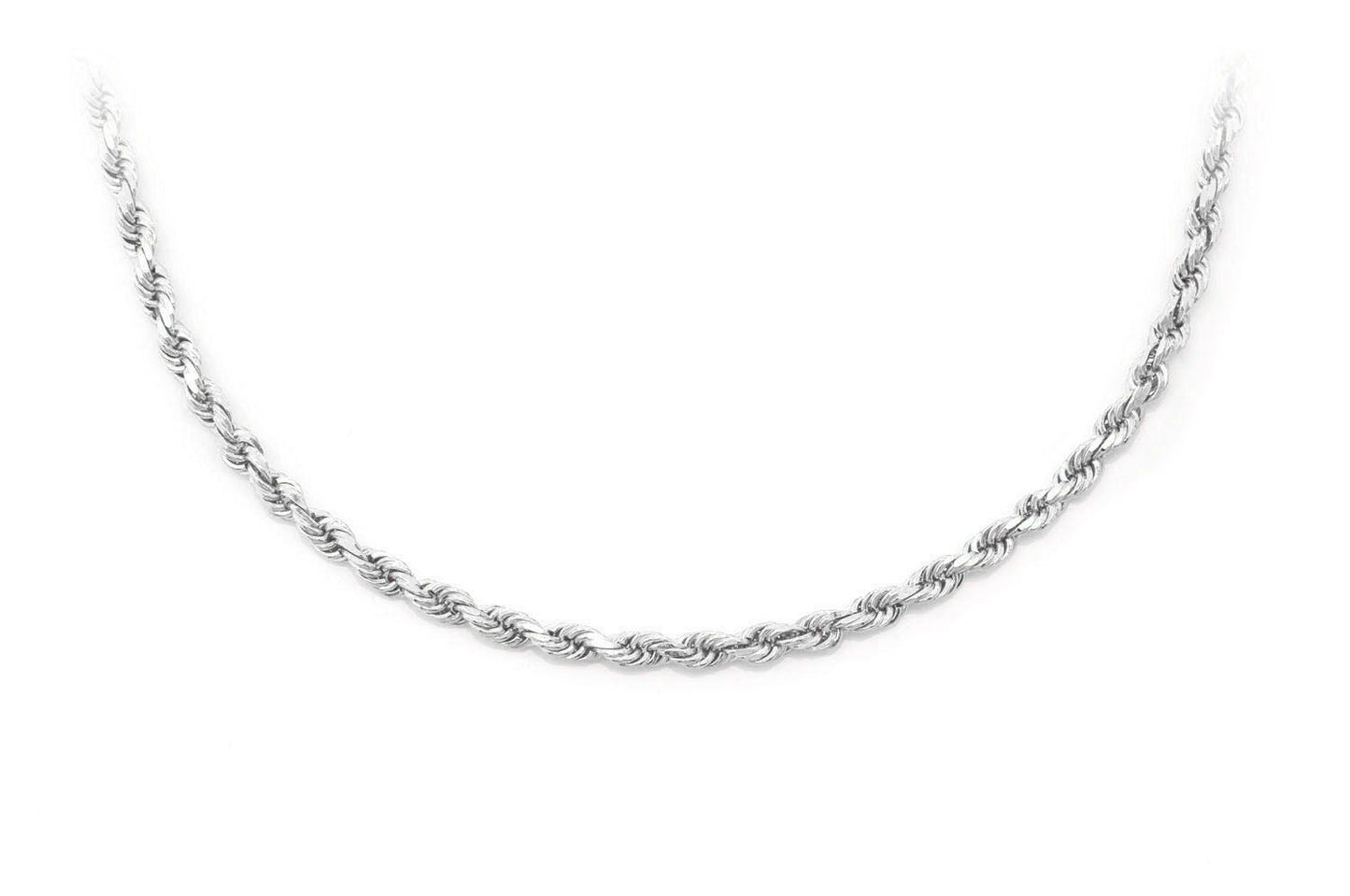 2.5MM ROPE 14K SOLID GOLD CHAIN