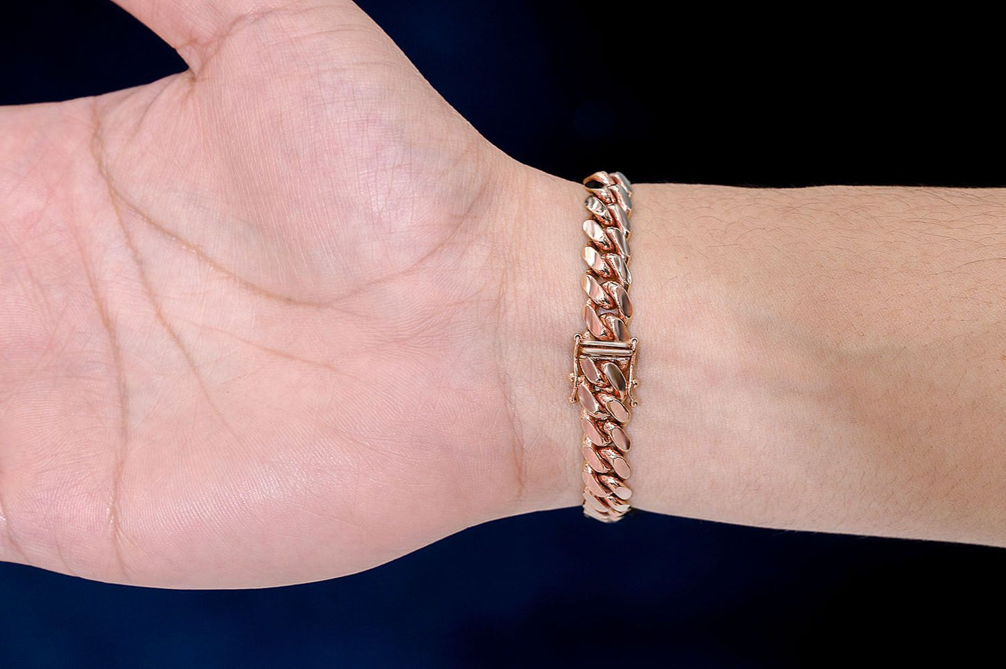 8MM MIAMI CUBAN - 14K SOLID GOLD BRACELET