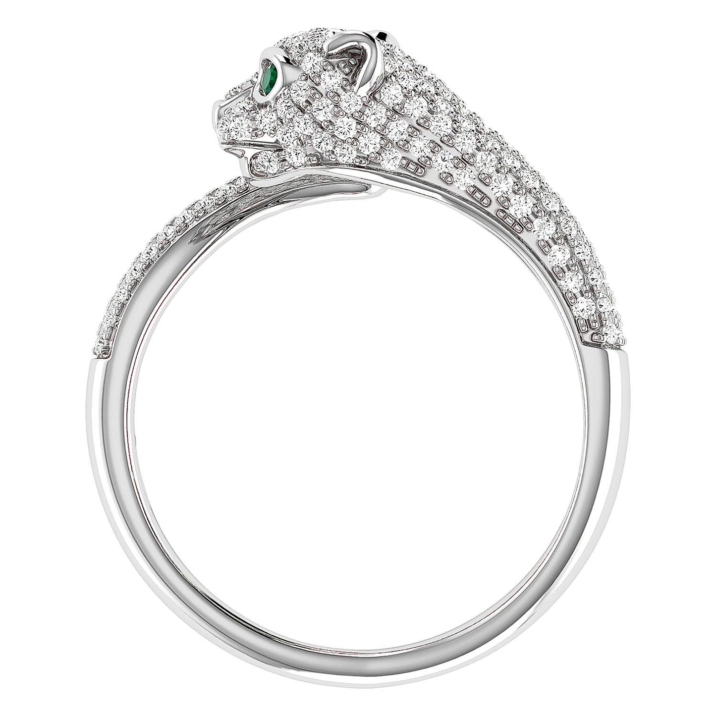 PANTHER WRAP DIAMOND RING 0.40CTW 14K SOLID GOLD