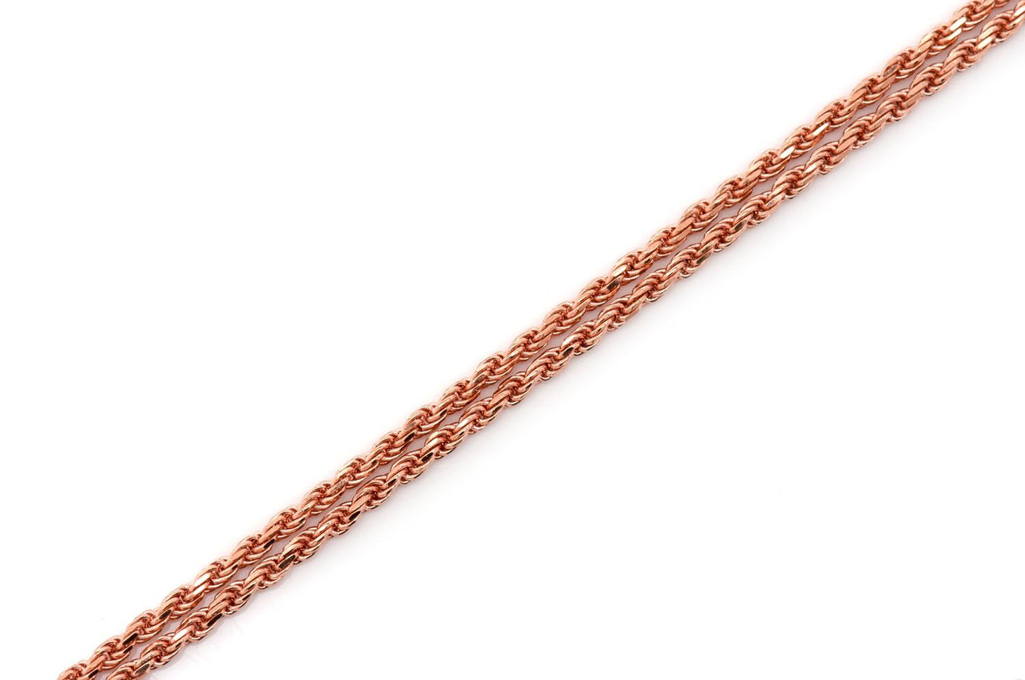 1MM ROPE - 14K SOLID GOLD BRACELET