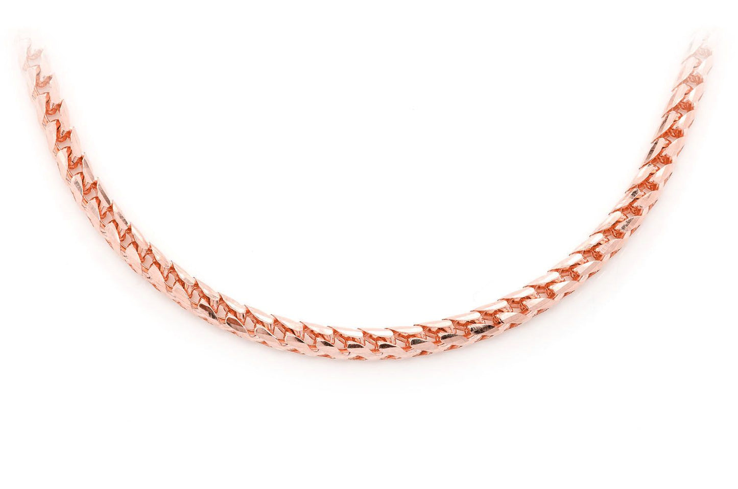 3.5MM FRANCO 14K SOLID GOLD CHAIN