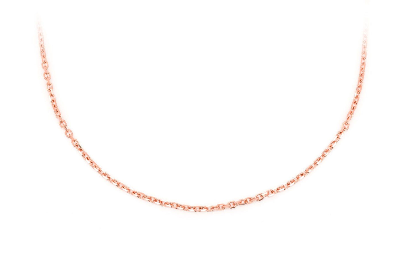 1MM ROLO - 14K SOLID GOLD BRACELET