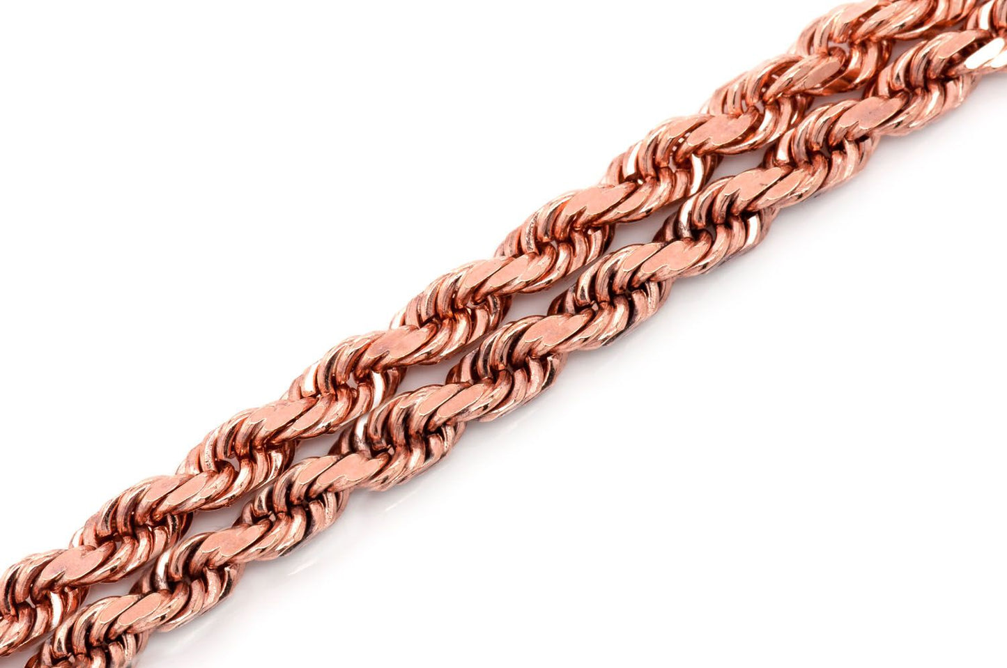4MM ROPE - 14K SOLID GOLD BRACELET