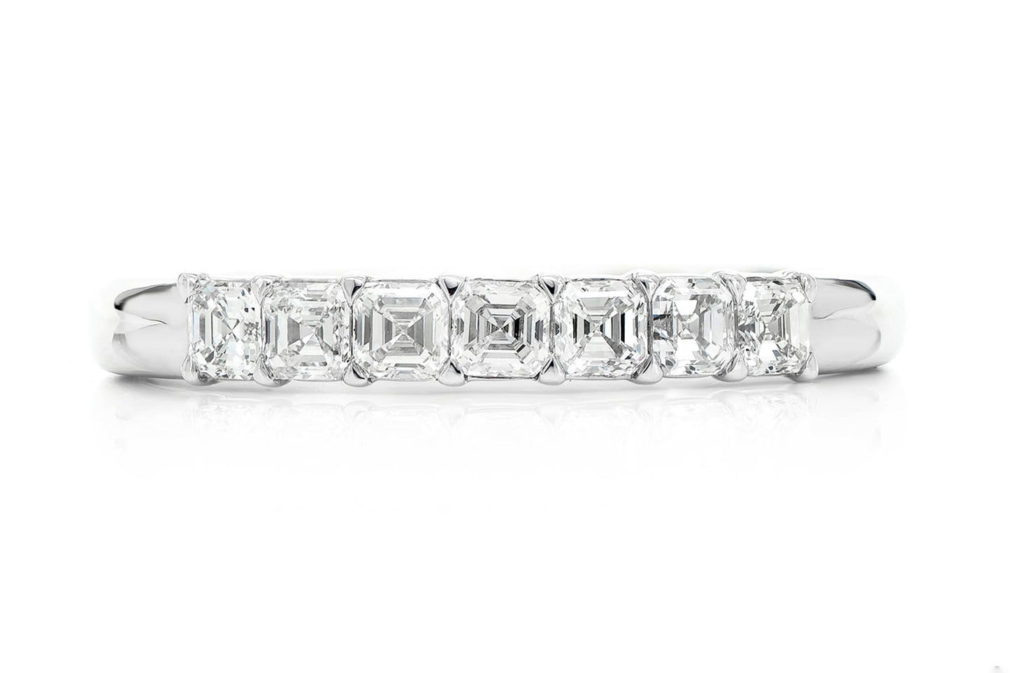 Inel ASSCHER cu diamant, aur masiv de 14K, 0.60 ct