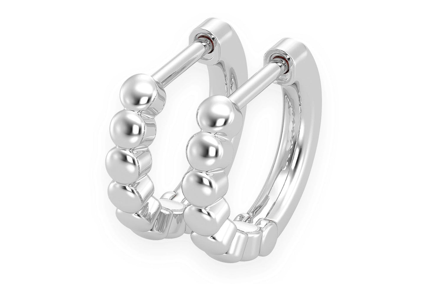 CERCEI ICEBUGS BUBBLES HUGGIE HOOP DIN AUR MASIV DE 14K