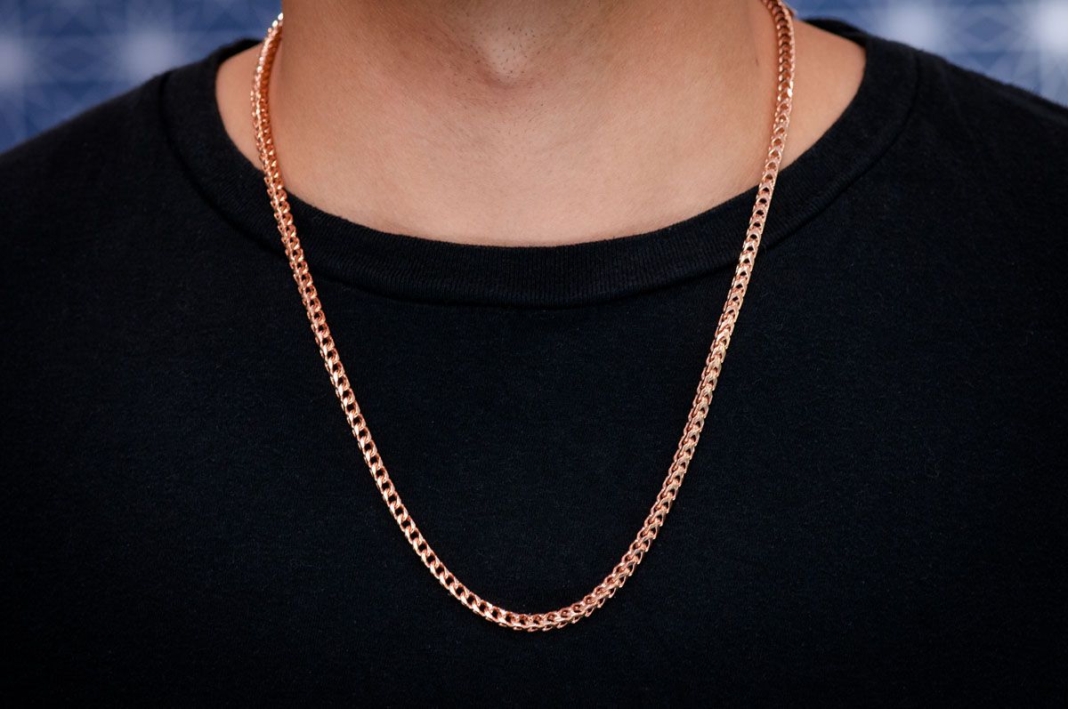 4MM FRANCO CHAIN 14K SOLID GOLD CHAIN