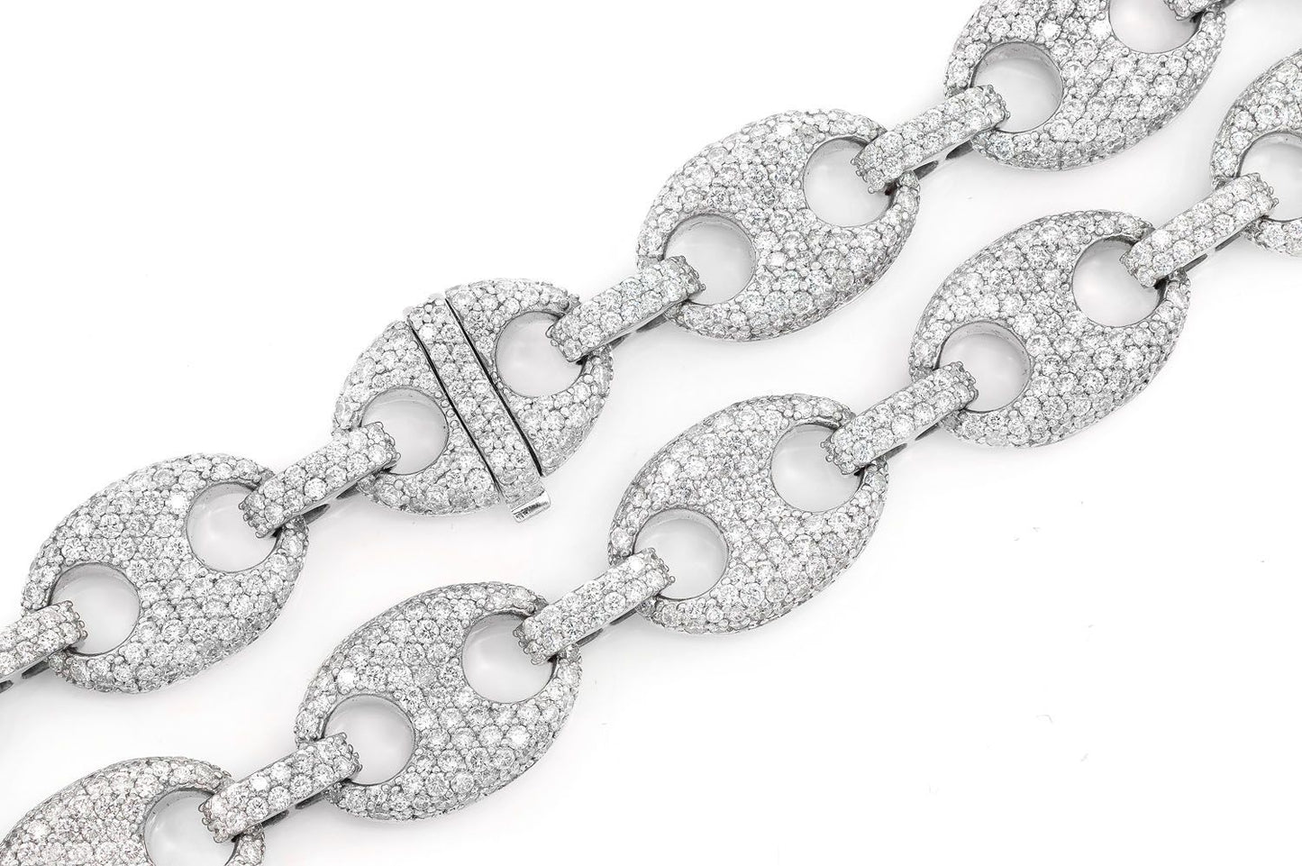 14MM MARINER LINK DIAMOND CHAIN 14K SOLID GOLD 30.25CTW