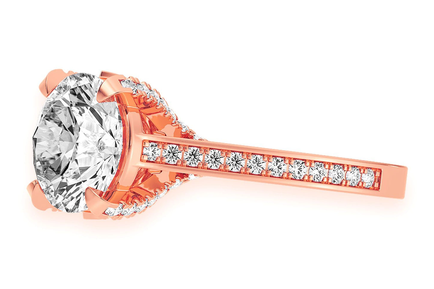 CHANT - 3.00CT ROUND SOLITAIRE - DIAMOND ENGAGEMENT RING