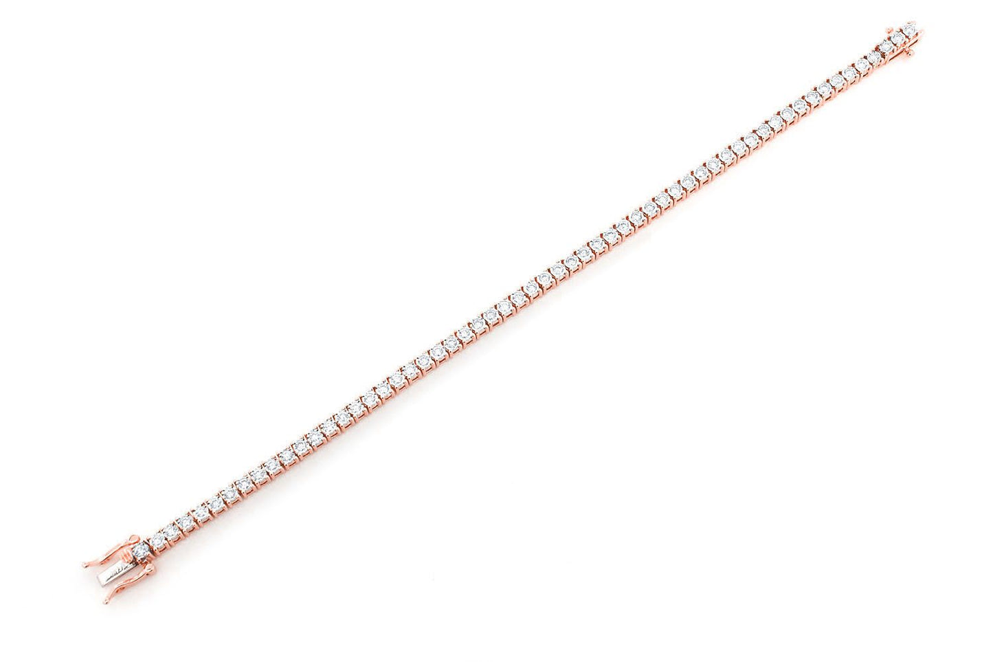 2PT MIRACLE SET DIAMOND BRACELET 14K SOLID GOLD 1.25CTW