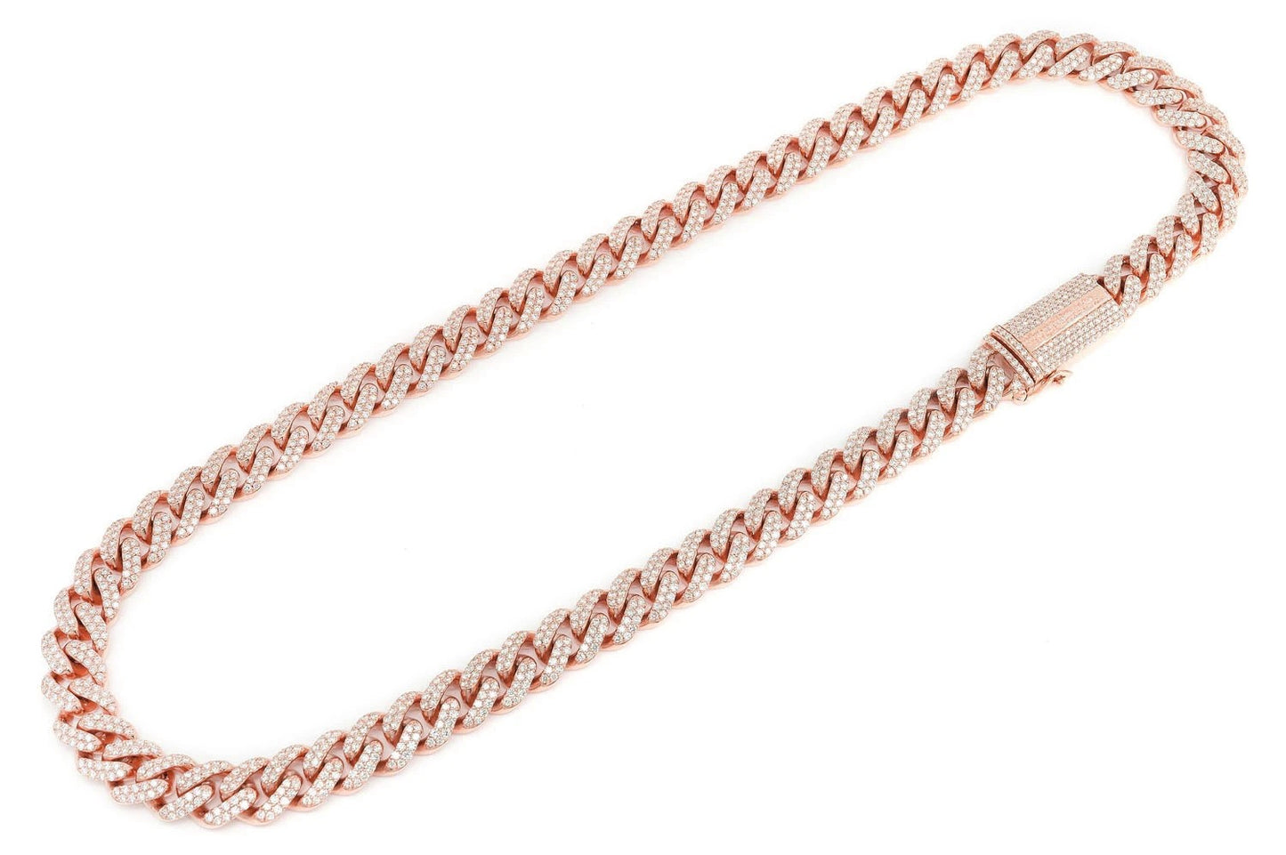 12MM MIAMI CUBAN NECKLACE 14K 24.25CTW
