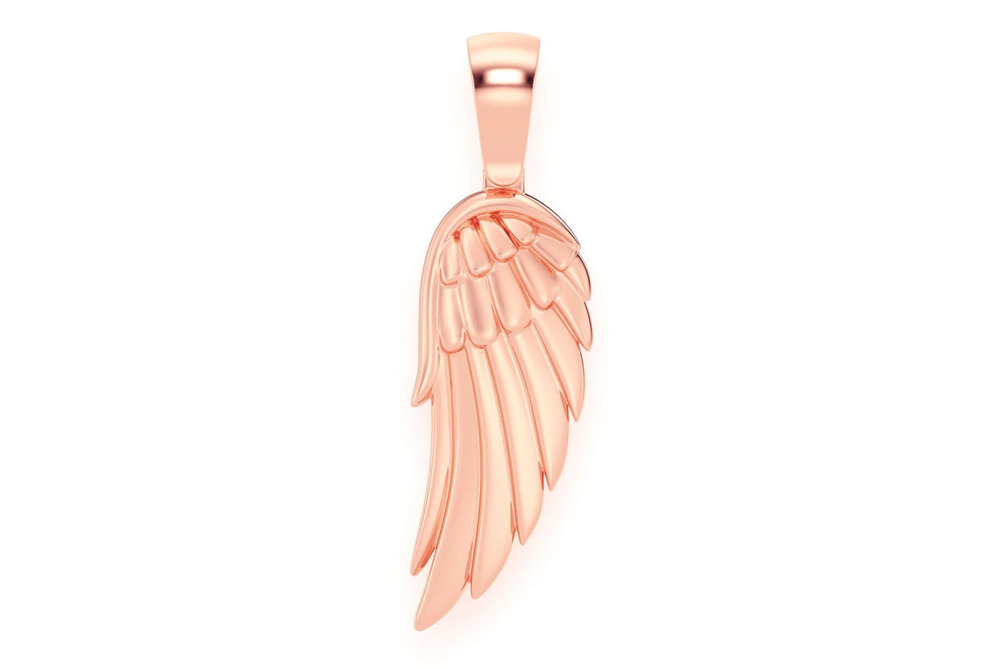 ANGEL WING PENDANT 14K SOLID GOLD