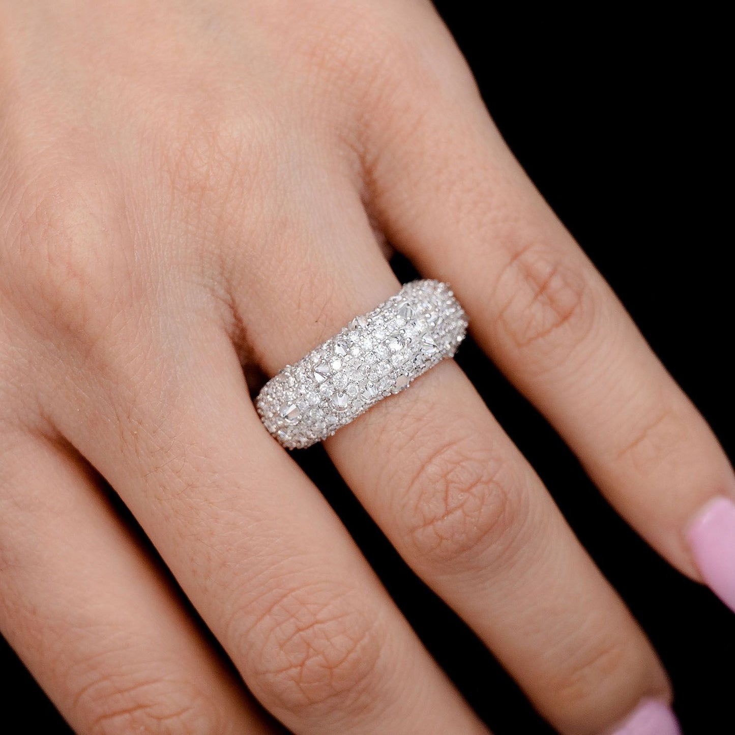 INEL CU DIAMANT ȘI CU ȚIP, AUR MASIV DE 14K, 2.50CT