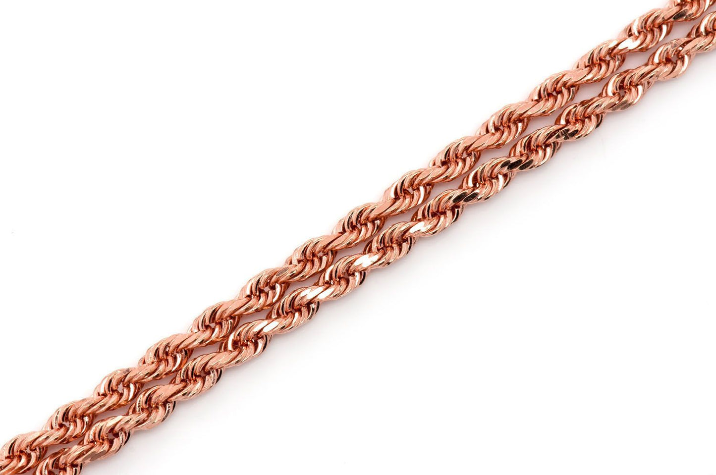 2.5MM ROPE - 14K SOLID GOLD BRACELET