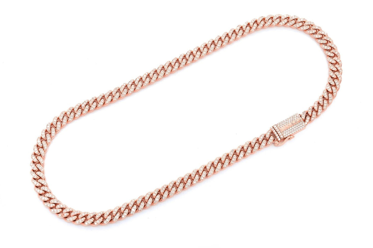 8MM MIAMI CUBAN LINK NECKLACE 14K SOLID GOLD 9.00CTW