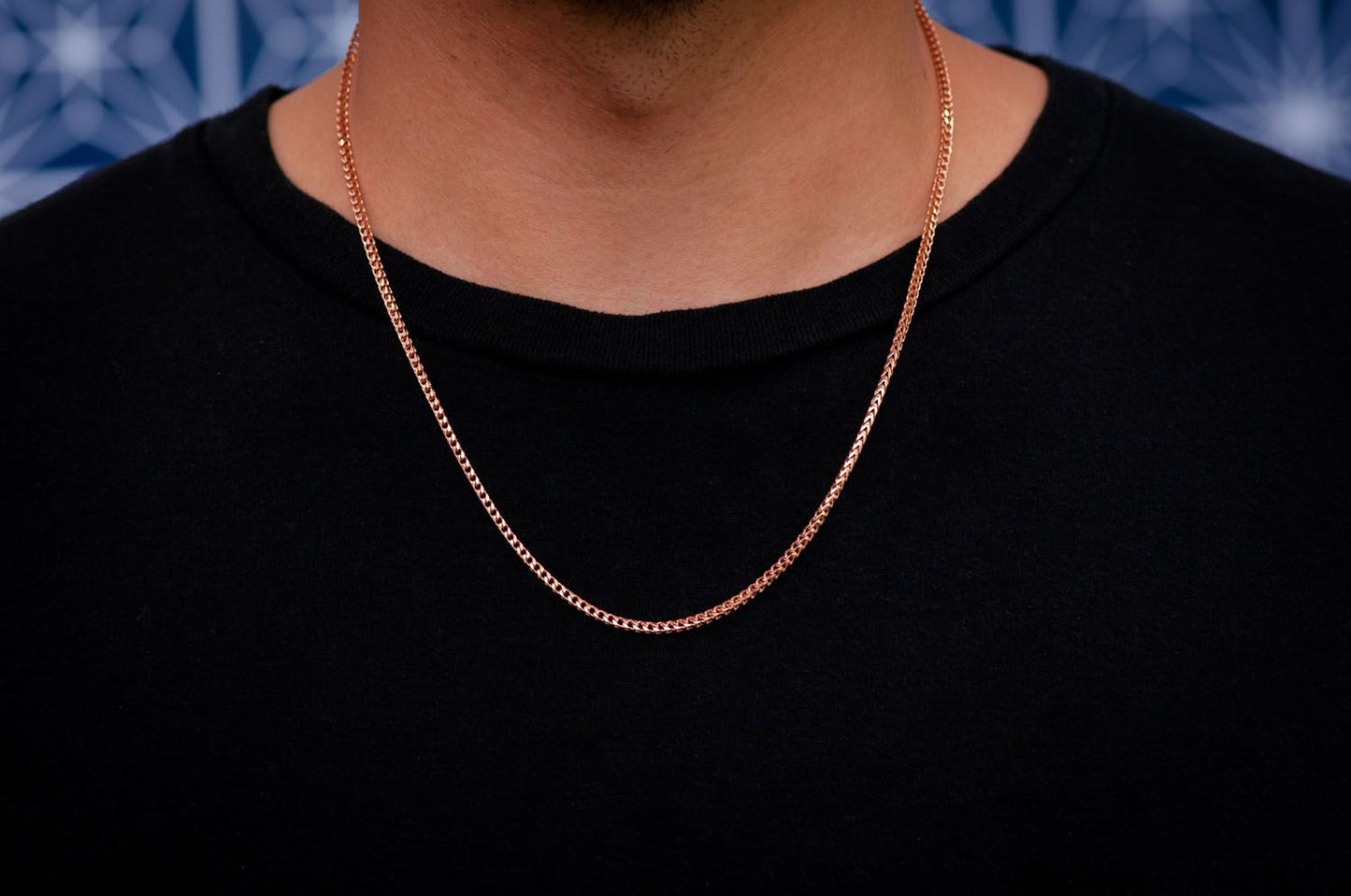 2MM FRANCO 14K SOLID GOLD CHAIN