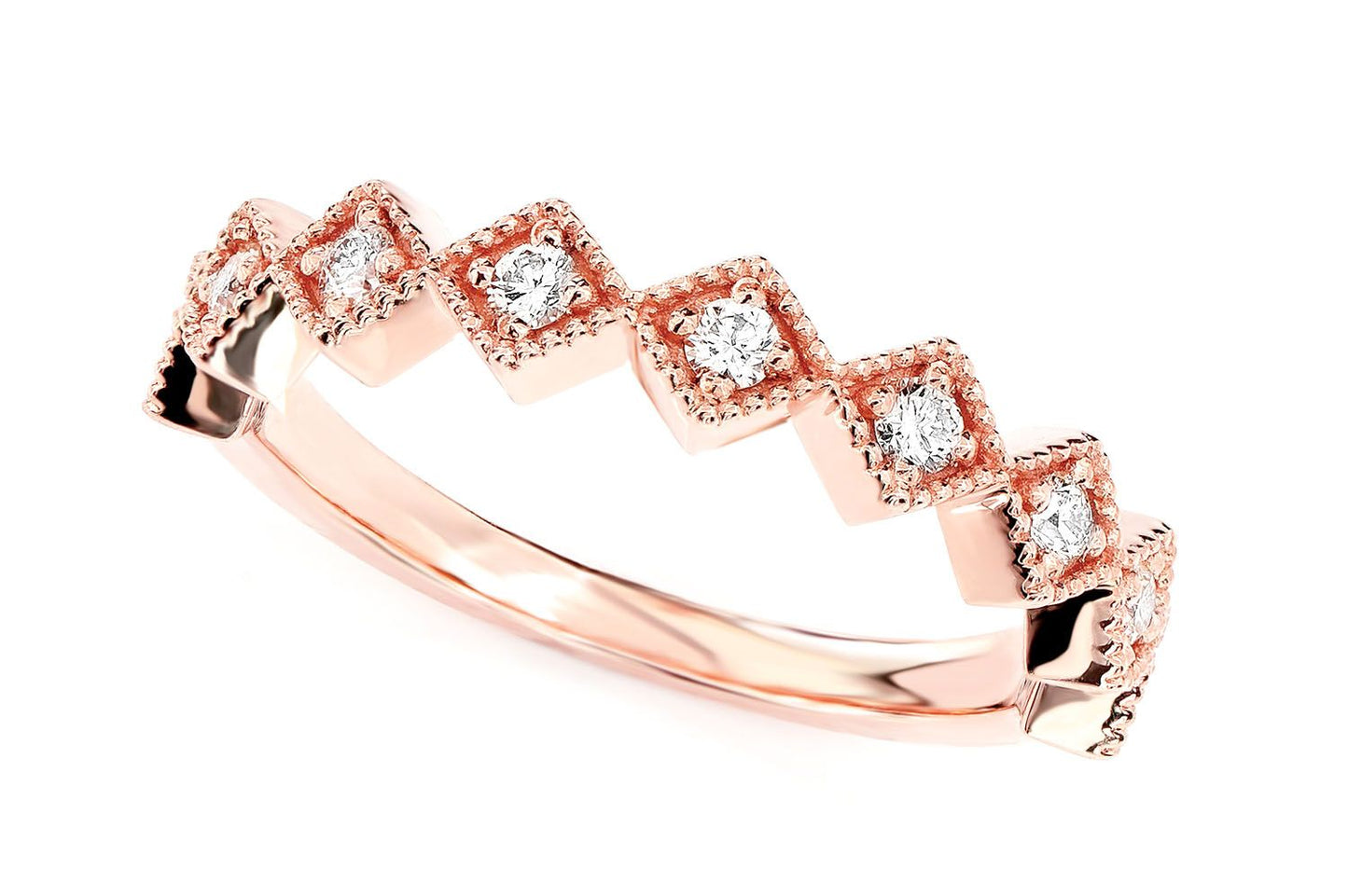 INEL CU DIAMANTE SUPRAVEZABILE, AUR MASIV DE 14K, 0.25CT