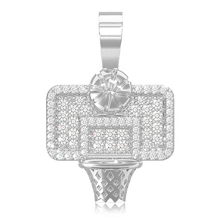 Pandantiv cu diamant, aur masiv de 14K, 1.00ct