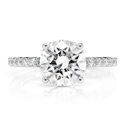 2.50CT - ROUND SOLITAIRE - DIAMOND ENGAGEMENT RING