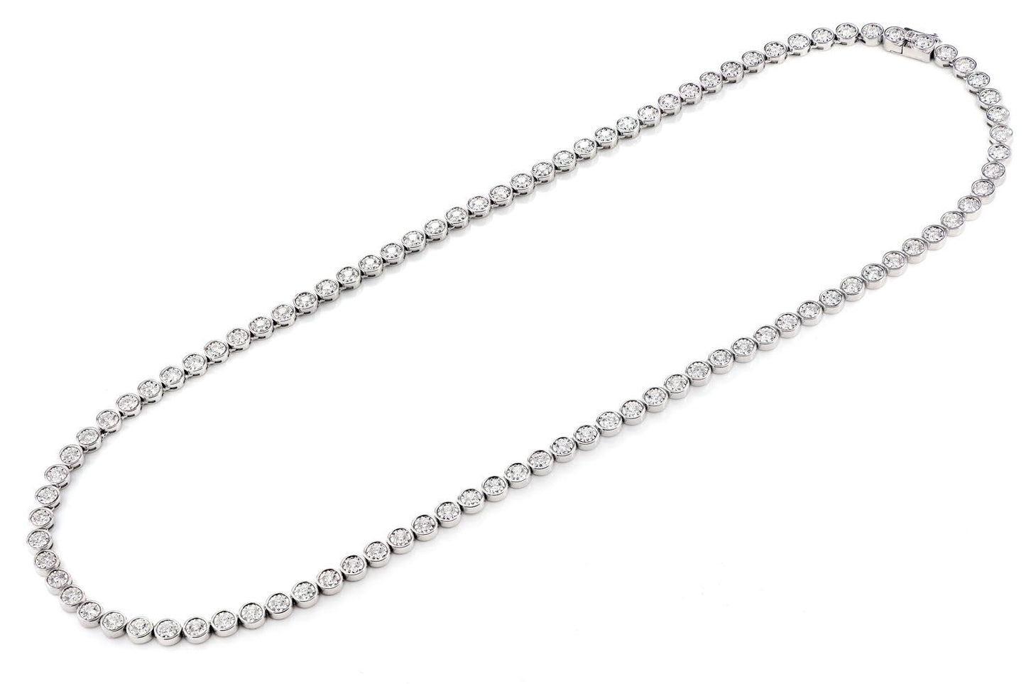 BRĂȚARĂ TENIS CU DIAMANTE MIRACLE, AUR MASIV DE 14K, 9.50 CT