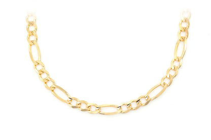 4.5MM SOLID FIGARO - 14K SOLID GOLD BRACELET