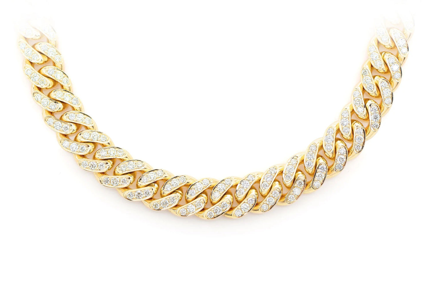 8MM MIAMI CUBAN LINK NECKLACE 14K SOLID GOLD 9.00CTW