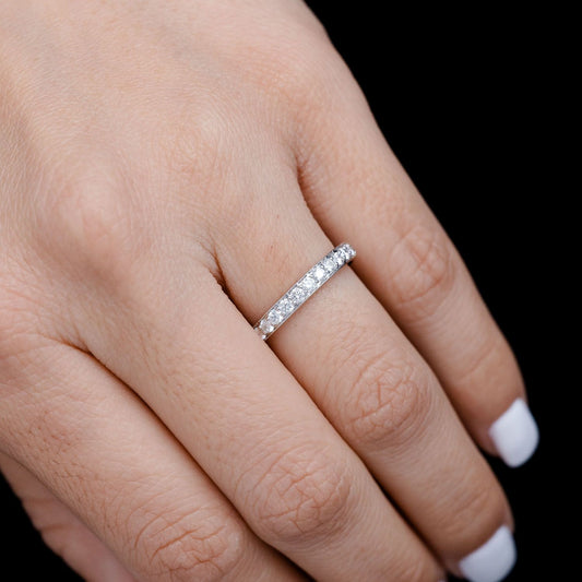 INEL CU DIAMANT, AUR MASIV DE 14K, 0.50CT