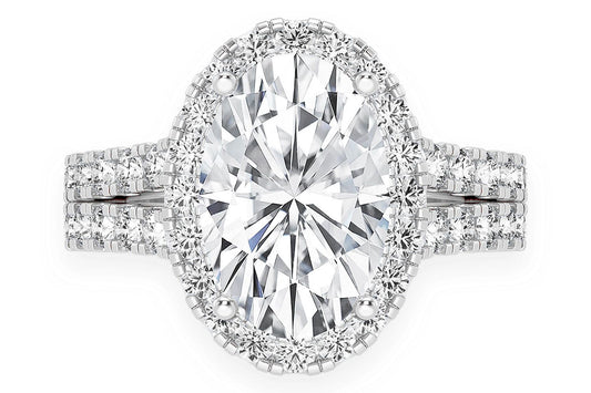 SPHINX - 3.00CT OVAL - DIAMOND ENGAGEMENT RING