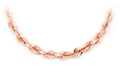 5.5MM ROPE 14K SOLID GOLD CHAIN