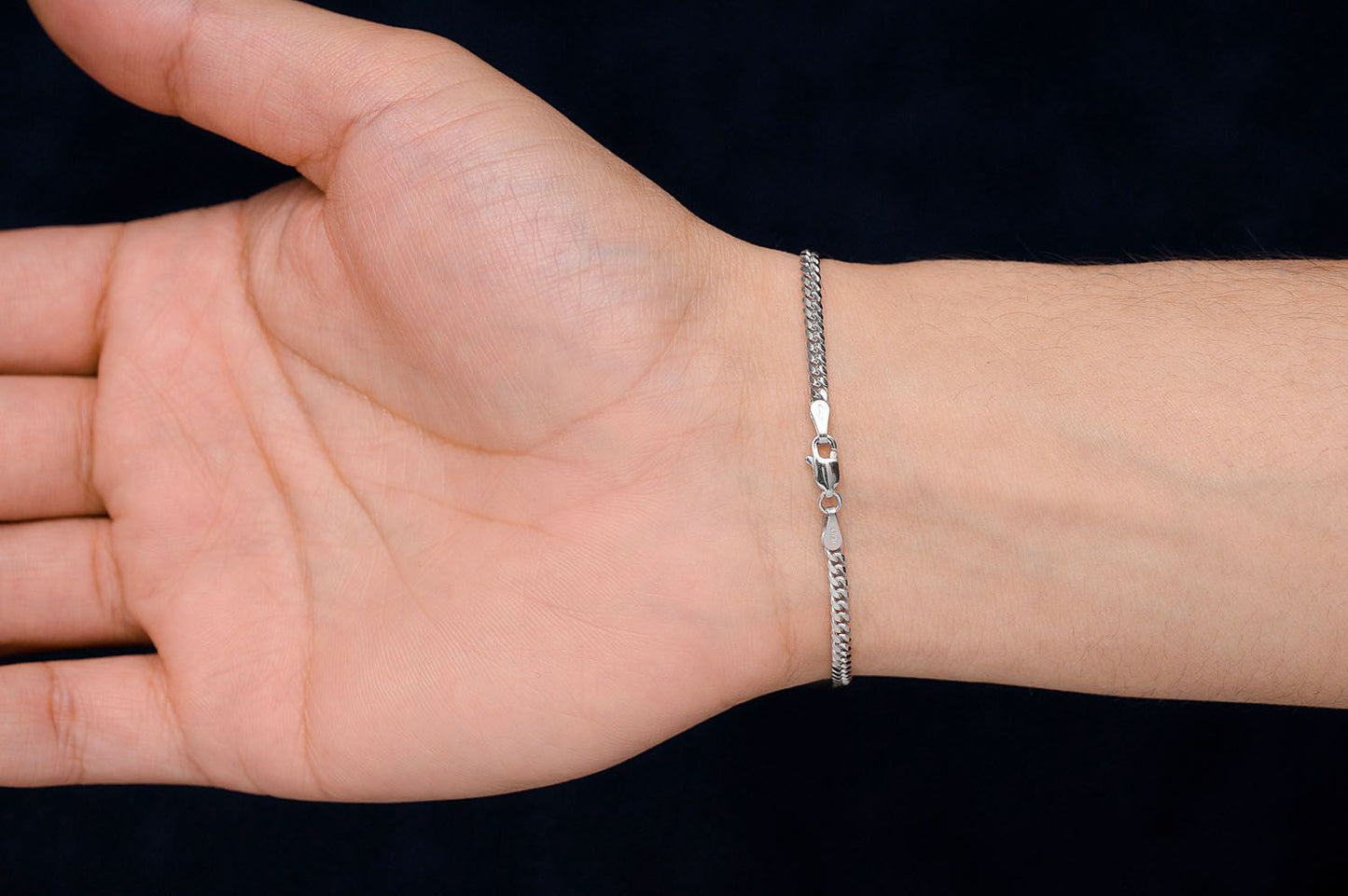 2.5MM MIAMI CUBAN BRACELET 14K SOLID GOLD