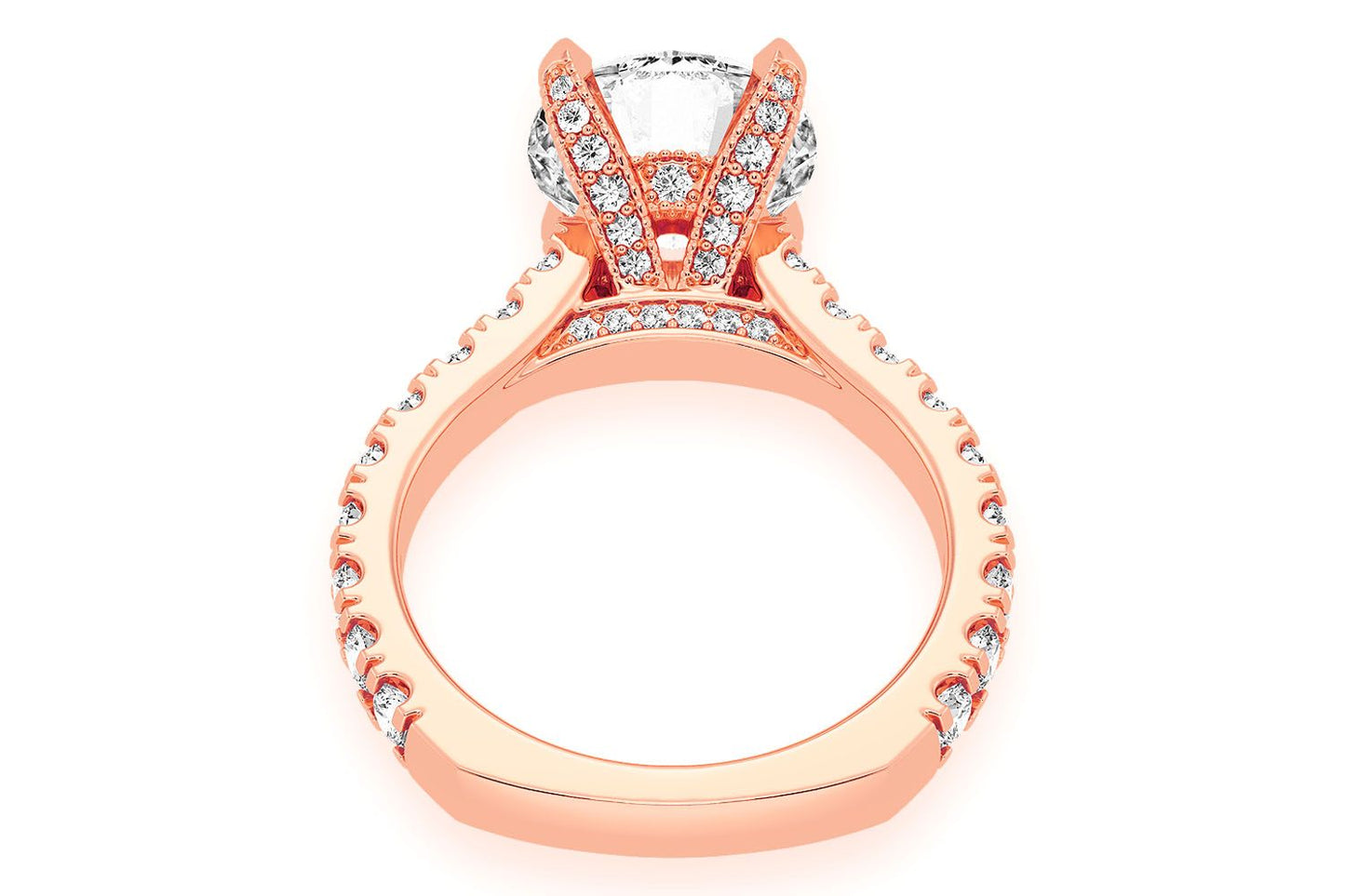 THINN - 3.00CT ROUND DIAMOND - DIAMOND ENGAGEMENT RING